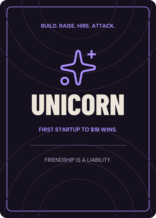 Original UNICORN card back